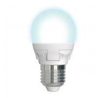 Лампа светодиодная диммируемая Uniel E27 7W 4000K матовая LED-G45 7W/4000K/E27/FR/DIM PLP01WH UL-00004301
