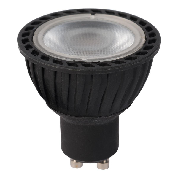 Лампа светодиодная диммируемая Lucide GU10 5W 2200K черная 49010/05/30 Лампа светодиодная диммируемая Lucide GU10 5W 2200K черная 49010/05/30