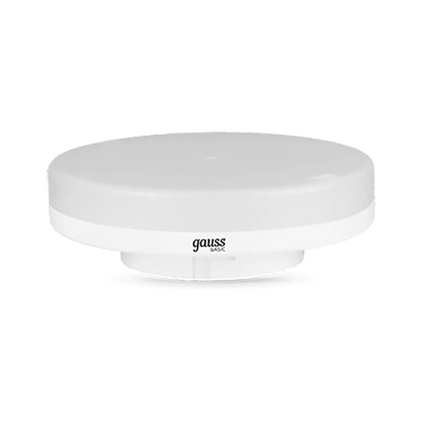 Лампа светодиодная диммируемая Gauss GX53 8W 4100K матовая 108408208-D Лампа светодиодная диммируемая Gauss GX53 8W 4100K матовая 108408208-D