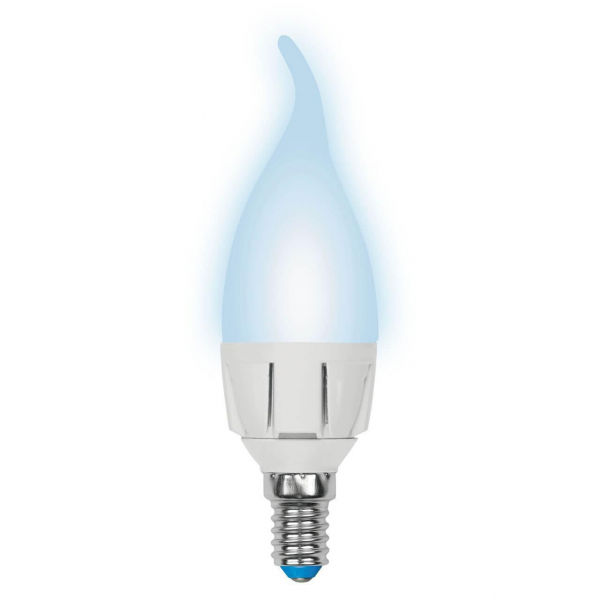 Лампа светодиодная диммируемая Uniel E14 7W 4000K матовая LED-CW37 7W/4000K/E14/FR/DIM PLP01WH UL-00004298 Лампа светодиодная диммируемая Uniel E14 7W 4000K матовая LED-CW37 7W/4000K/E14/FR/DIM PLP01WH UL-00004298