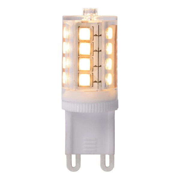 Лампа светодиодная диммируемая Lucide G9 3,5W 2700K прозрачная 49026/03/31 Лампа светодиодная диммируемая Lucide G9 3,5W 2700K прозрачная 49026/03/31