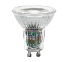 Лампа светодиодная диммируемая Eglo GU10 5W 3000K прозрачная 11575