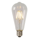 Лампа светодиодная диммируемая Lucide E27 7W 2700К прозрачная 49089/07/60