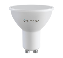 Лампа светодиодная диммируемая Voltega VG GU10 5,5W 3000-6500K матовая 2426