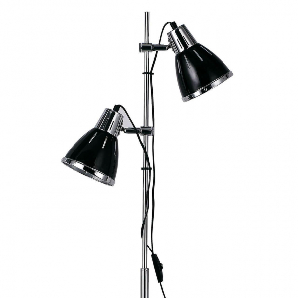 Торшер Ideal Lux Elvis PT2 Nero 001197 Торшер Ideal Lux Elvis PT2 Nero 001197