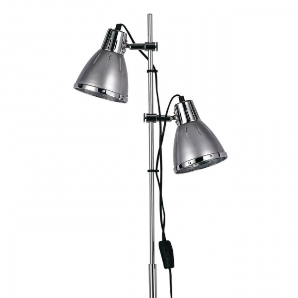 Торшер Ideal Lux Elvis PT2 Argento 042794 Торшер Ideal Lux Elvis PT2 Argento 042794