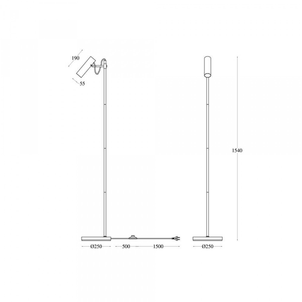 Торшер Maytoni Bansky MOD129FL-01B Торшер Maytoni Bansky MOD129FL-01B