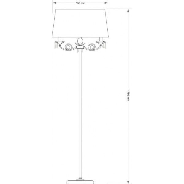 Напольный светильник KUTEK MONZA MON-LS-1(P/A) Напольный светильник KUTEK MONZA MON-LS-1(P/A)