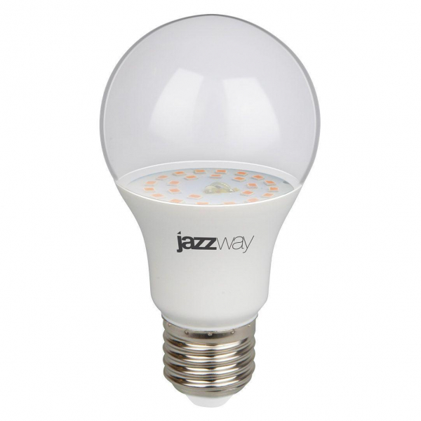 Лампа светодиодная для растений Jazzway Agro E27 9W прозрачная 5008946 Лампа светодиодная для растений Jazzway Agro E27 9W прозрачная 5008946