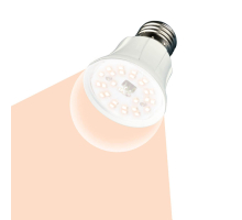 Лампа светодиодная для растений Uniel E27 10W прозрачная LED-A60-10W/SPFR/E27/CL PLP01WH UL-00001820