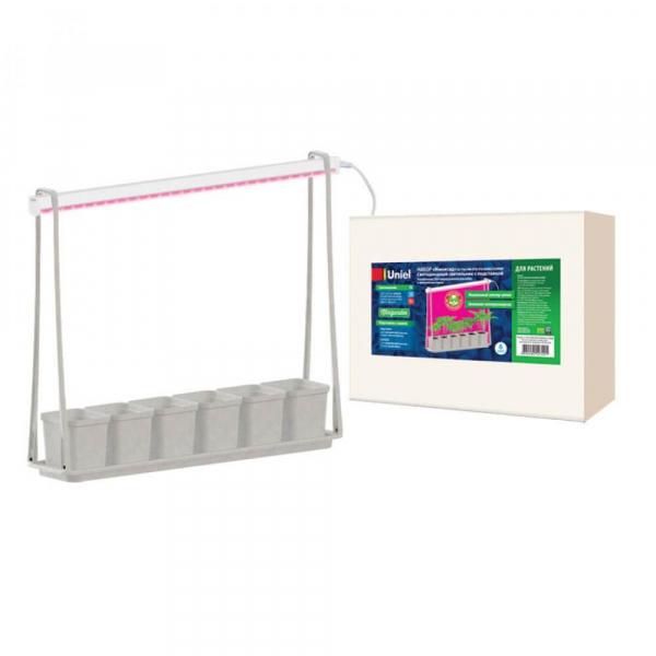 Светодиодный светильник для растений Uniel Minigarden ULT-P56-10W/SPSB IP20 Marble Econom UL-00006094 Светодиодный светильник для растений Uniel Minigarden ULT-P56-10W/SPSB IP20 Marble Econom UL-00006094