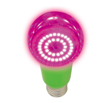 Лампа светодиодная для растений Uniel E27 8W прозрачная LED-A60-8W/SPSB/E27/CL PLP30GR UL-00004581