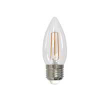Лампа светодиодная филаментная Uniel E27 9W 3000K прозрачная LED-C35-9W/3000K/E27/CL PLS02WH UL-00005162