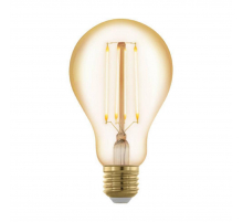 Лампа светодиодная филаментная диммируемая Eglo E27 4W 2200К янтарь 12858