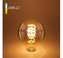 Лампа светодиодная филаментная Elektrostandard E27 8W 3300K прозрачная a048304