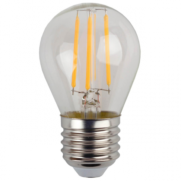 Лампа светодиодная филаментная ЭРА E27 9W 4000K прозрачная F-LED P45-9w-840-E27 Б0047029 Лампа светодиодная филаментная ЭРА E27 9W 4000K прозрачная F-LED P45-9w-840-E27 Б0047029