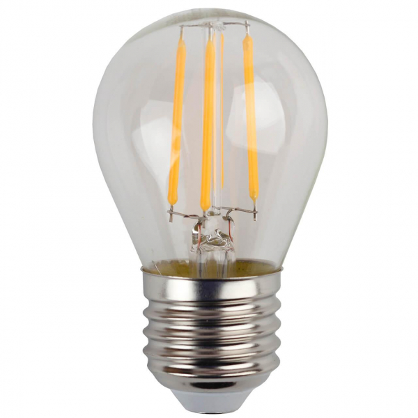 Лампа светодиодная филаментная ЭРА E27 11W 2700K прозрачная F-LED P45-11w-827-E27 Б0047013 Лампа светодиодная филаментная ЭРА E27 11W 2700K прозрачная F-LED P45-11w-827-E27 Б0047013