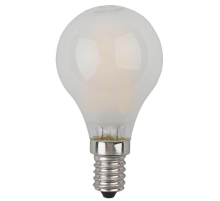 Лампа светодиодная филаментная ЭРА E14 5W 2700K матовая F-LED P45-5W-827-E14 frost Б0027929