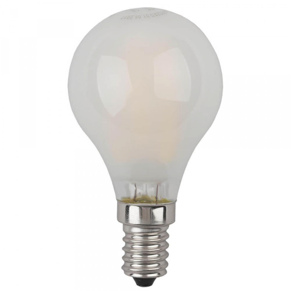 Лампа светодиодная филаментная ЭРА E14 5W 2700K матовая F-LED P45-5W-827-E14 frost Б0027929 Лампа светодиодная филаментная ЭРА E14 5W 2700K матовая F-LED P45-5W-827-E14 frost Б0027929