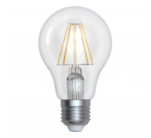 Лампа светодиодная филаментная Uniel E27 15W 4000K прозрачная LED-A70-15W/4000K/E27/CL PLS02WH UL-00004869