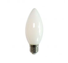 Лампа светодиодная филаментная Volpe E27 6W 4000K матовая LED-C35-6W/4000K/E27/FR/SLF UL-00008321