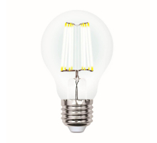 Лампа светодиодная филаментная Uniel E27 7W 3000K LED-A60-7W/WW/E27/CL/DIM GLA01TR UL-00002872