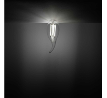 Лампа светодиодная филаментная Gauss E14 11W 4100К прозрачная 104801211