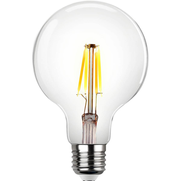 Лампа светодиодная филаментная REV VINTAGE G95 E27 5W 2700K DECO Premium шар 32433 1 Лампа светодиодная филаментная REV VINTAGE G95 E27 5W 2700K DECO Premium шар 32433 1
