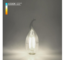 Лампа светодиодная филаментная Elektrostandard E14 9W 6500K прозрачная a056252