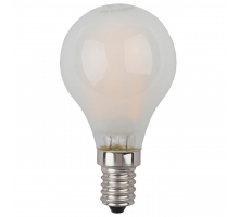 Лампа светодиодная филаментная ЭРА E14 9W 2700K матовая F-LED P45-9w-827-E14 frost Б0047021