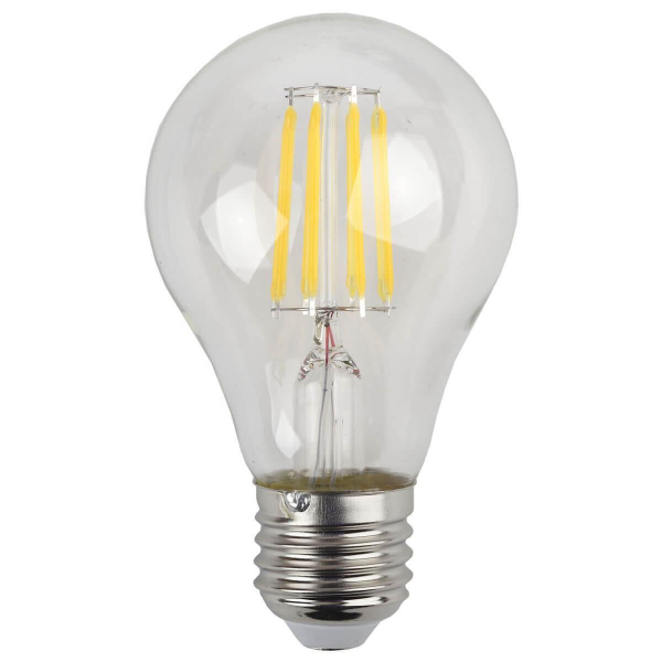 Лампа светодиодная филаментная ЭРА E27 9W 2700K прозрачная F-LED A60-9W-827-E27 Б0043433 Лампа светодиодная филаментная ЭРА E27 9W 2700K прозрачная F-LED A60-9W-827-E27 Б0043433