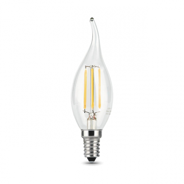Лампа светодиодная Gauss E14 5W 2700K прозрачная 104801105 Лампа светодиодная Gauss E14 5W 2700K прозрачная 104801105