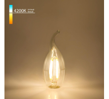 Лампа светодиодная филаментная Elektrostandard E14 7W 4200K прозрачная a049139