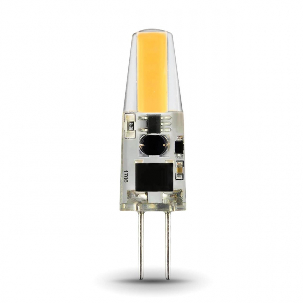 Лампа светодиодная Gauss G4 2W 4100K прозрачная 107707202 Лампа светодиодная Gauss G4 2W 4100K прозрачная 107707202