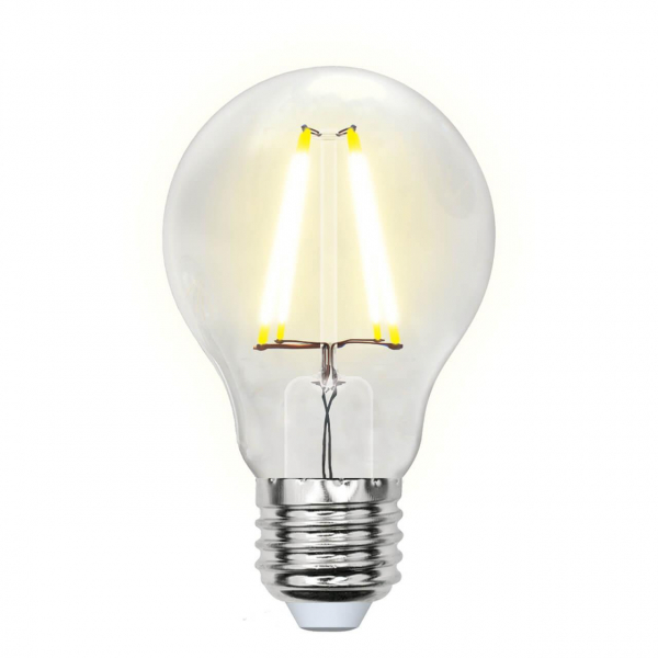 Лампа светодиодная филаментная Uniel E27 8W 4000K прозрачная LED-A60-8W/NW/E27/CL GLA01TR UL-00002212 Лампа светодиодная филаментная Uniel E27 8W 4000K прозрачная LED-A60-8W/NW/E27/CL GLA01TR UL-00002212