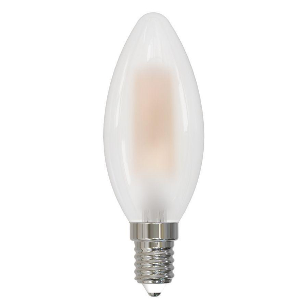 Лампа светодиодная филаментная Volpe E14 7W 3000K матовая LED-C35-7W/3000K/E14/FR/SLF UL-00008330 Лампа светодиодная филаментная Volpe E14 7W 3000K матовая LED-C35-7W/3000K/E14/FR/SLF UL-00008330