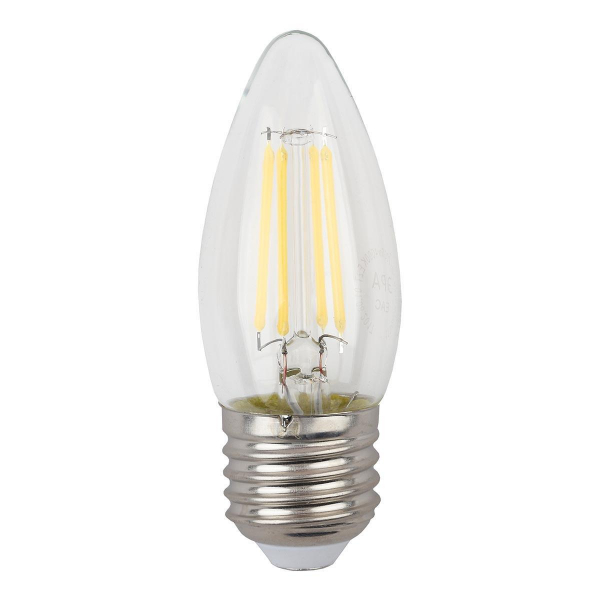 Лампа светодиодная филаментная ЭРА E27 11W 4000K прозрачная F-LED B35-11w-840-E27 Б0046988 Лампа светодиодная филаментная ЭРА E27 11W 4000K прозрачная F-LED B35-11w-840-E27 Б0046988