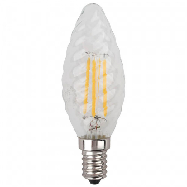 Лампа светодиодная филаментная ЭРА E14 5W 2700K прозрачная F-LED BTW-5W-827-E14 Б0027935 Лампа светодиодная филаментная ЭРА E14 5W 2700K прозрачная F-LED BTW-5W-827-E14 Б0027935