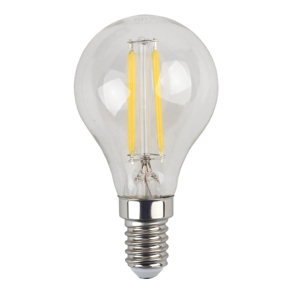 Лампа светодиодная филаментная ЭРА E14 9W 2700K прозрачная F-LED P45-9w-827-E14 Б0047020 Лампа светодиодная филаментная ЭРА E14 9W 2700K прозрачная F-LED P45-9w-827-E14 Б0047020