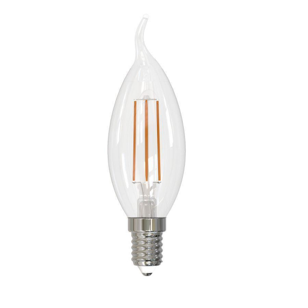 Лампа светодиодная филаментная Volpe E14 6W 4000K прозрачная LED-CW35-6W/4000K/E14/CL/SLF UL-00008337 Лампа светодиодная филаментная Volpe E14 6W 4000K прозрачная LED-CW35-6W/4000K/E14/CL/SLF UL-00008337