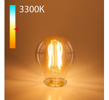 Лампа светодиодная филаментная Elektrostandard E27 12W 3300K прозрачная a048345