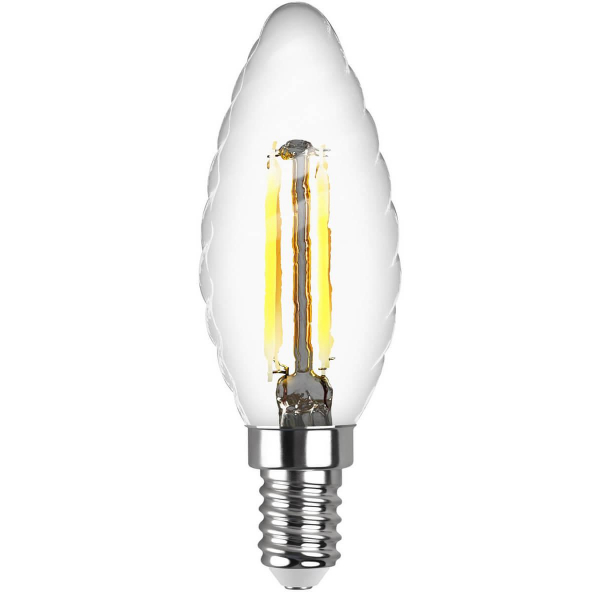 Лампа светодиодная филаментная REV TC37 E14 5W 2700K DECO Premium свеча на ветру 32430 0 Лампа светодиодная филаментная REV TC37 E14 5W 2700K DECO Premium свеча на ветру 32430 0