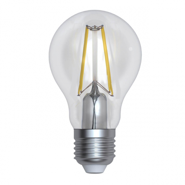 Лампа светодиодная филаментная диммируемая Uniel E27 12W 3000K прозрачная LED-A60-12W/3000K/E27/CL/DIM GLA01TR UL-00005183 Лампа светодиодная филаментная диммируемая Uniel E27 12W 3000K прозрачная LED-A60-12W/3000K/E27/CL/DIM GLA01TR UL-00005183