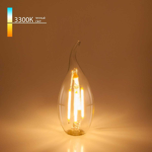 Лампа светодиодная филаментная Elektrostandard BLE1428 E14 9W 3300K прозрачная a050138