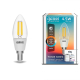 Лампа светодиодная диммируемая филаментная Gauss Smart Home Filament E14 4,5W 2000-6500K прозрачная 1250112