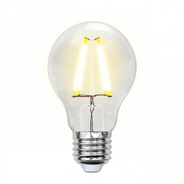 Лампа светодиодная филаментная Uniel E27 8W 4000K прозрачная LED-A60-8W/NW/E27/CL PLS02WH UL-00001372 Лампа светодиодная филаментная Uniel E27 8W 4000K прозрачная LED-A60-8W/NW/E27/CL PLS02WH UL-00001372