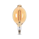 Лампа светодиодная филаментная Gauss E27 8W 2400K золотая 151802008