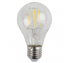 Лампа светодиодная филаментная ЭРА E27 5W 2700K прозрачная F-LED A60-5W-827-E27 Б0019010