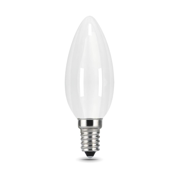 Лампа светодиодная филаментная Gauss E14 5W 2700К матовая 103201105 Лампа светодиодная филаментная Gauss E14 5W 2700К матовая 103201105