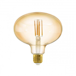 Лампа светодиодная филаментная диммируемая Eglo E27 4,5W 2200K янтарь 110116